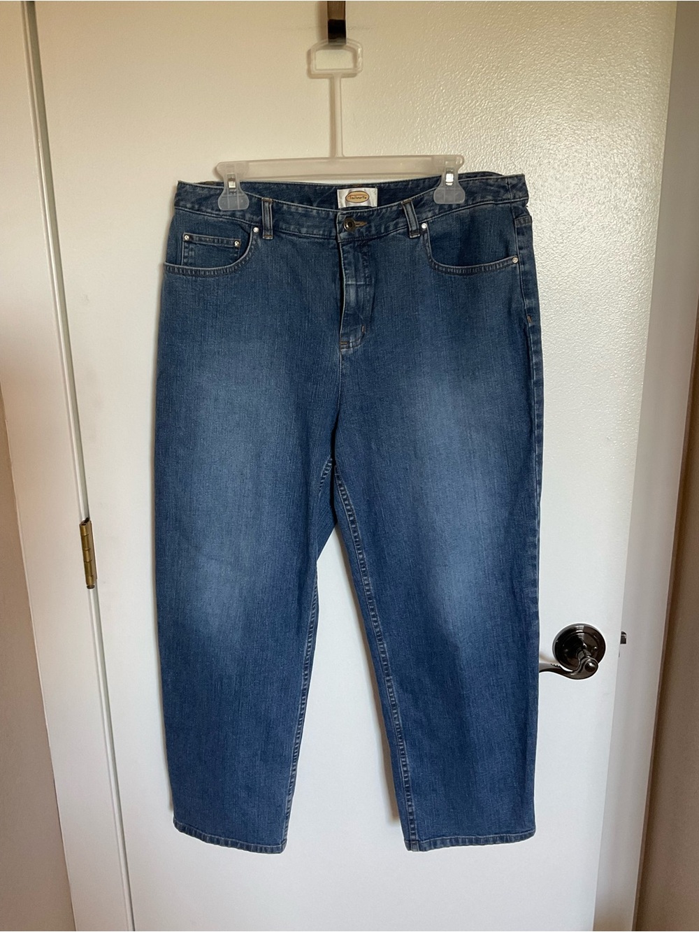 Talbots Blue Cropped Denim Jeans Size 12